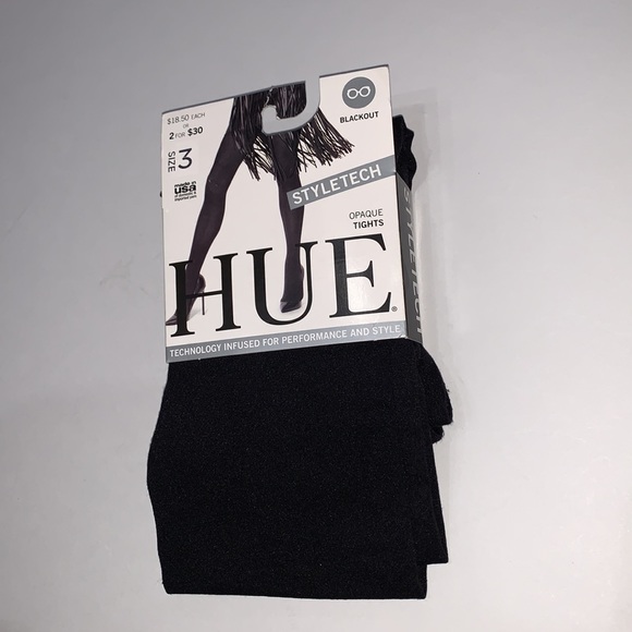 HUE Women's Absolute Opaque Tights - Picture 2 of 3